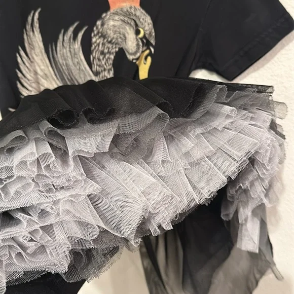 VGUC Size 6 Rock Your Kid Black Swan Tutu Dress! 🦢 - Picture 6 of 12